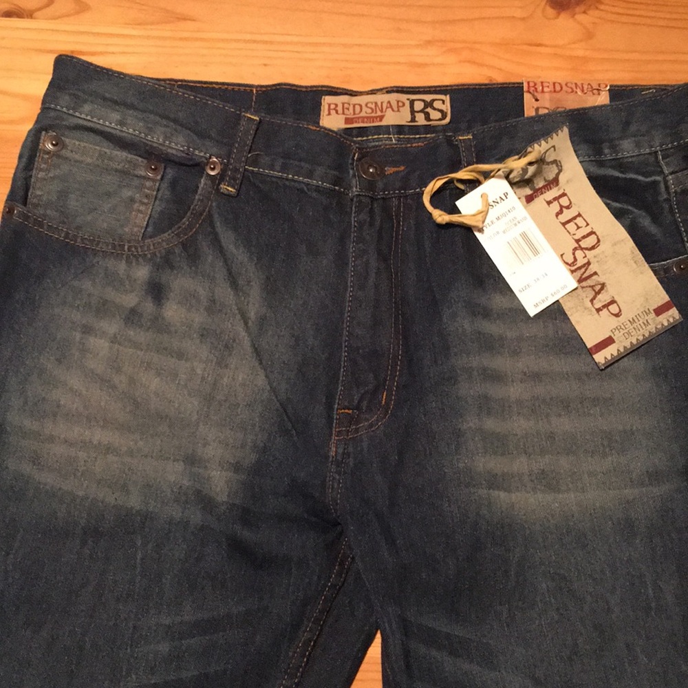 Red Snap Jeans -Men’s Jeans